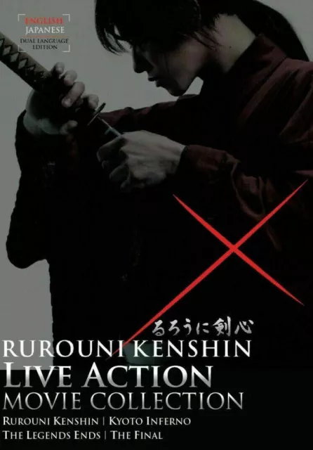DVD JAPANESE MOVIE SAMURAI RUROUNI KENSHIN : THE FINAL + THE BEGINNING ENG  DUB