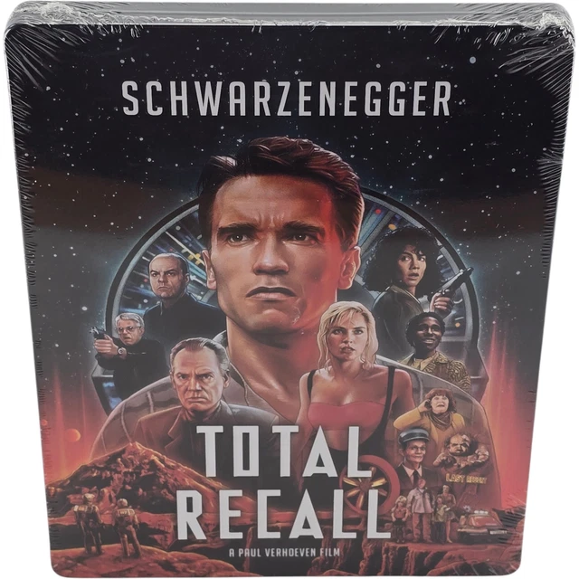 TOTAL RECALL 4K Ultra HD + Blu-Ray Steelbook Dépossé Schwarzenegger 18 ...