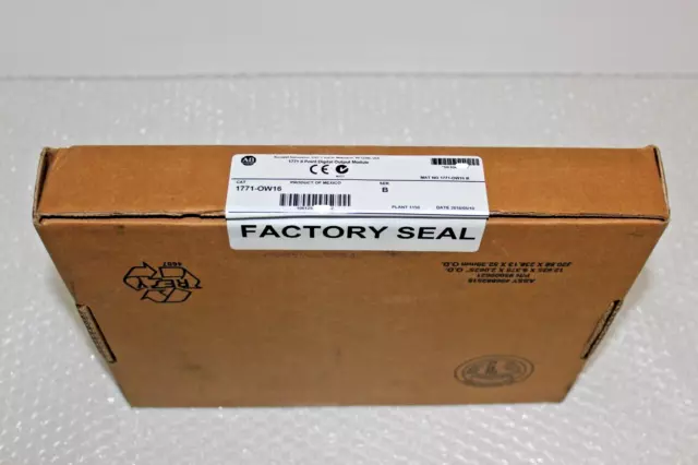 Factory Sealed Allen-Bradley 1771-Ow16 /B 1771Ow16 Ser B Mfg Ab 1771-Ow16