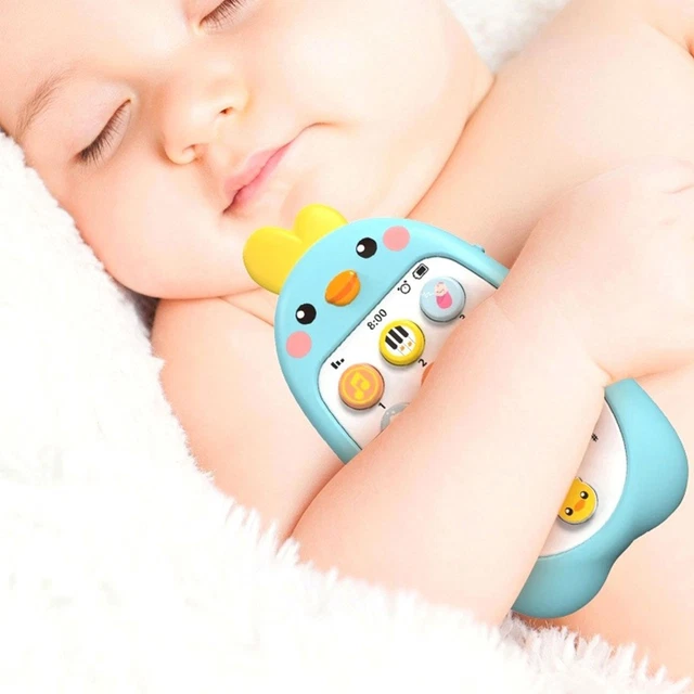 Baby Cell Phone Toy 6 To 12 Months Pretend Phones Toys Musical Toy 2023 AU H4B1