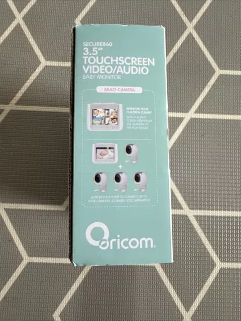 Oricom Secure 860 Sc860Sv 3.5" Touchscreen Video Baby Monitor With 19 Lullabies 3