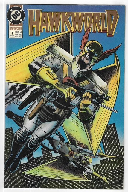 Hawkworld #1 DC COMIC BOOK 1st issue Hawkman Hawkgirl & family CIRCA 1990 direct