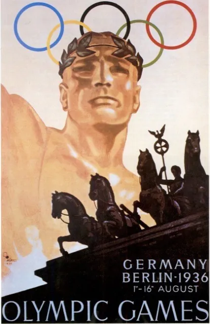 XI. Olympia 1936 Berlin Souvenirmedaille 3