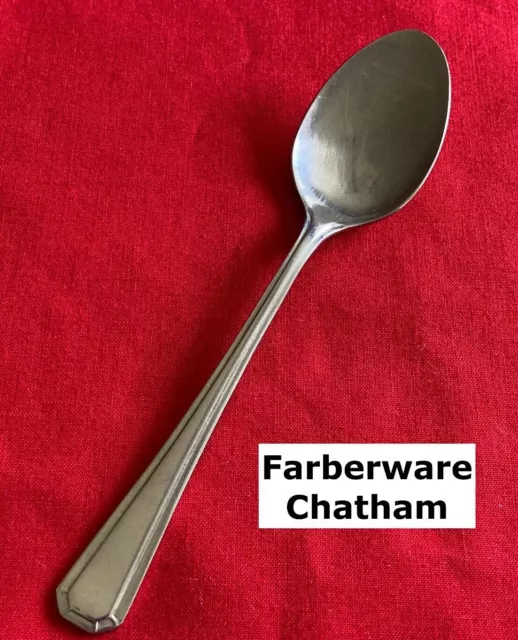 Farberware CHATHAM  Teaspoon 6 1/4" Stainless Steel Flatware