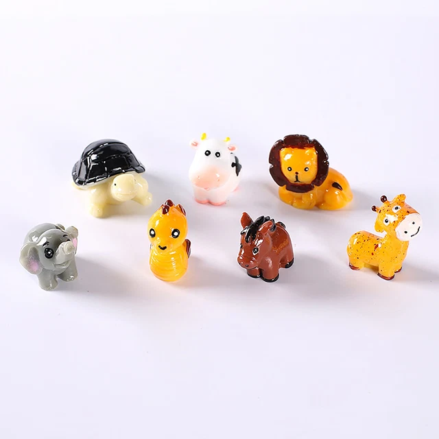 Animal Figurine Compact Anti-fade Creative Horse Elephant Animal Statue Desktop