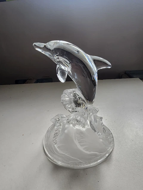 ANCIEN FIGURINE STATUETTE oiseau en cristal d'arques France Deco EUR 49