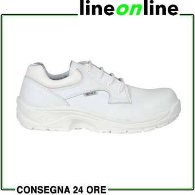 COFRA SCARPA ANTINFORTUNISTICA S2 SRC TG.44 SINTETICA BIANCA COFRA CADMO WHITE 