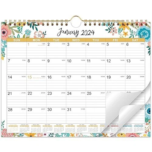 2024 CALENDAR Wall Calendar 2024 from Jan. 2024 to Dec. pink（12