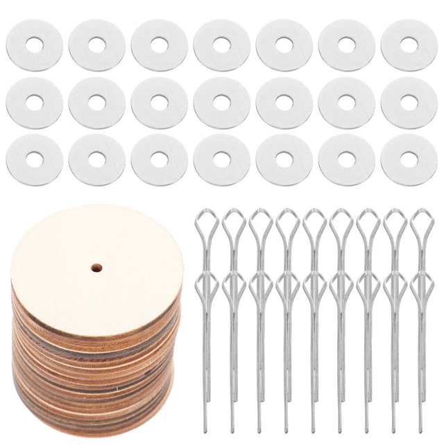 Juego de 20 juntas de juguete de materiales hechos a mano para osos infantiles de madera