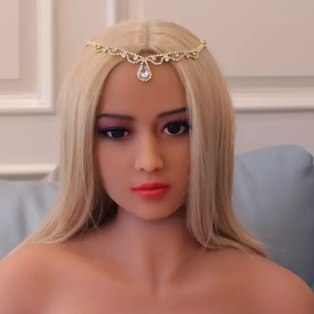 Greek Bridal Hair Chain Boho Indian Elven Rhinestone Crystal Forehead Headpiece