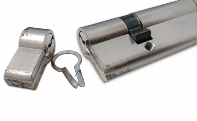 Half Euro Cylinders High Security Door Lock Barrel - Keyed Alike & Extra Keys 2