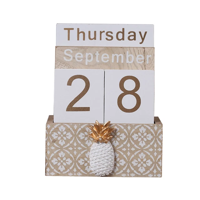Bambus Büro Tischkalender Für Zu Hause Bürodekoration Frauen