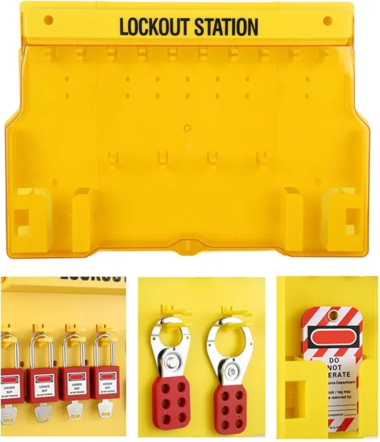 Lockout Tagout Station Board Durable Visualization Management Lock Out Tag Out