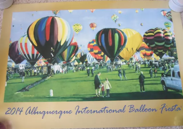 2014 Albuquerque International Balloon Fiesta Serigraph  Signed Semiramis