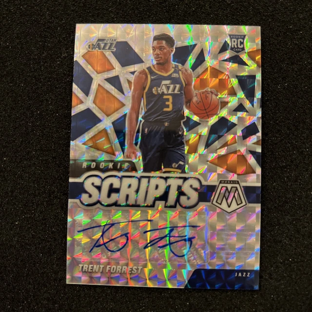 202021 MOSAIC TRENT Forrest Mosaic Prizm Rookie Scripts Auto RC Jazz