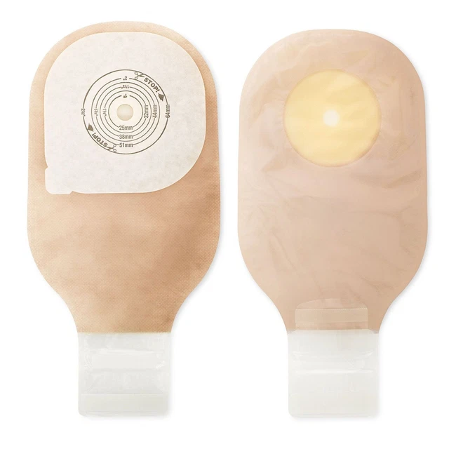 Premier One-Piece Drainable Transparent Filtered Ostomy Pouch, 12 Inch Length...
