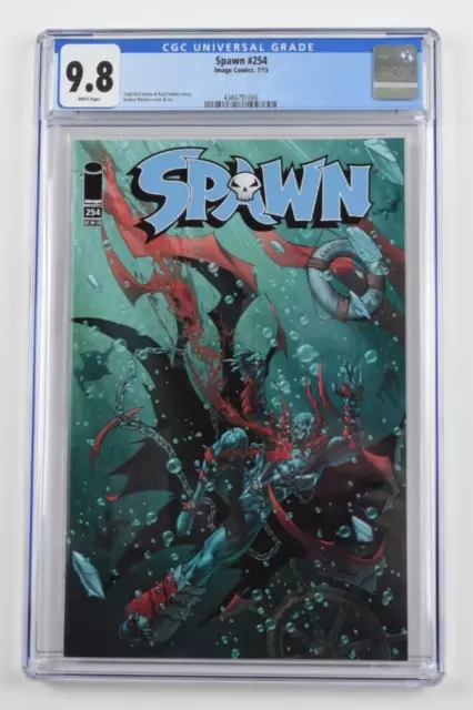 Spawn #254 CGC 9.8 NM/M WHITE Pages Todd McFarlane & Paul Jenkins Story