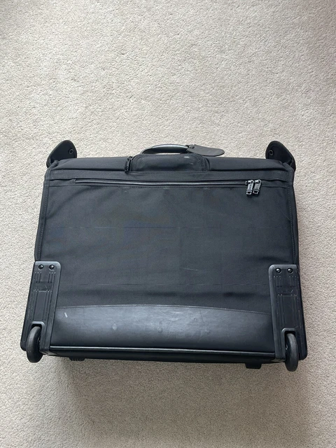 Tumi Black Alpha Ballistic Nylon Long Wheeled Garment Bag Luggage Travel 2242D3 2