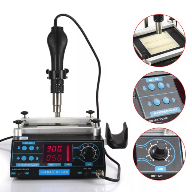 Preheater Station SMD Hot Plate Welder Preheating Rework Station PCB NEW