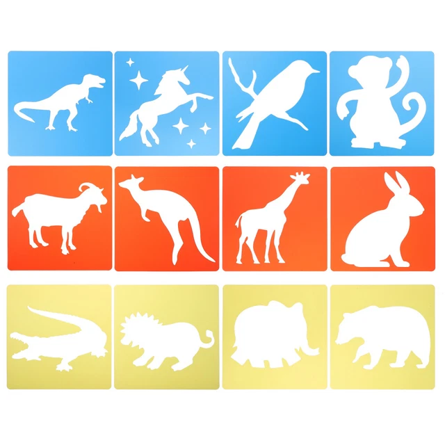 Animal Drawing Template Ocean Life Stencils Plastic Painting Hollow Out