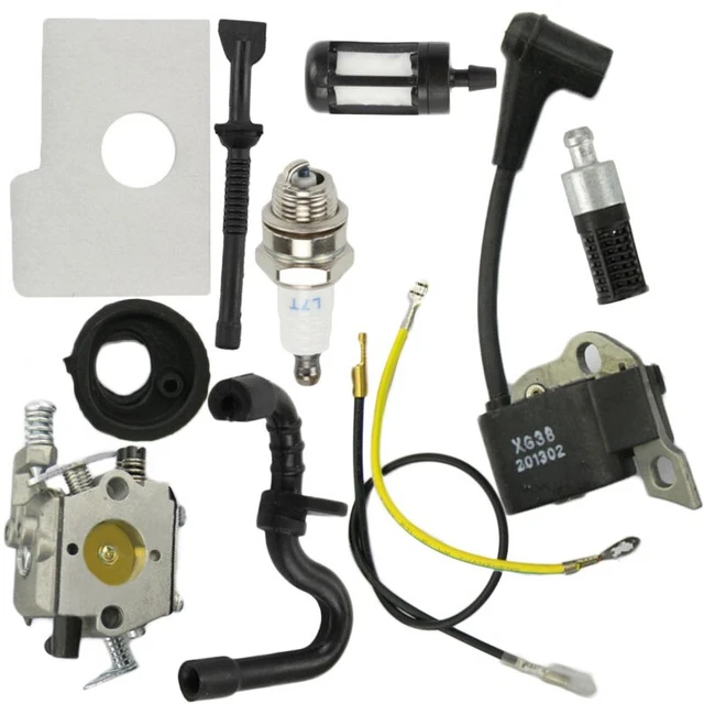 Motore Kit Carburatore Carburante Candela di Accensione per Stihl 017 018