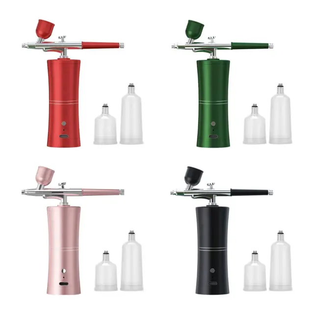 Set aerografo portatile ricaricabile per vernice spray per decorazioni per