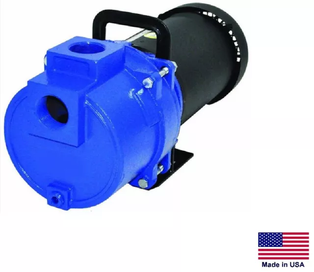 SPRINKLER BOOSTER PUMP 2 Stage 3 Hp 230V 1 Ph 1.5" Ports