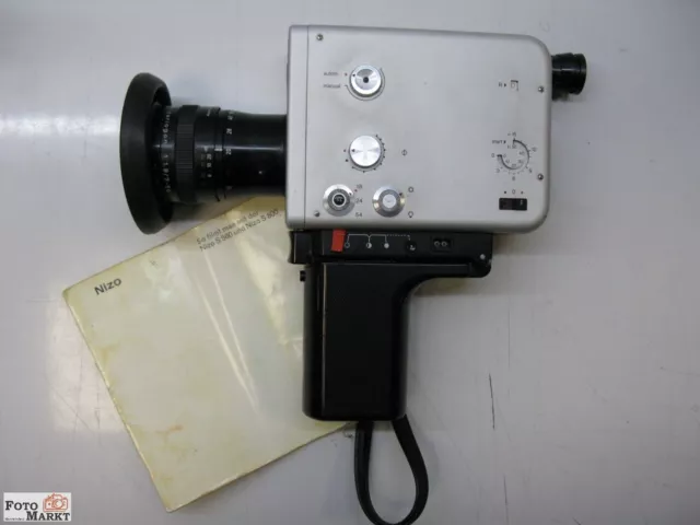 Braun Nizo S560 Super 8 Camera Lens Cutter Variogon 1.8/7-56mm Zoom Lens