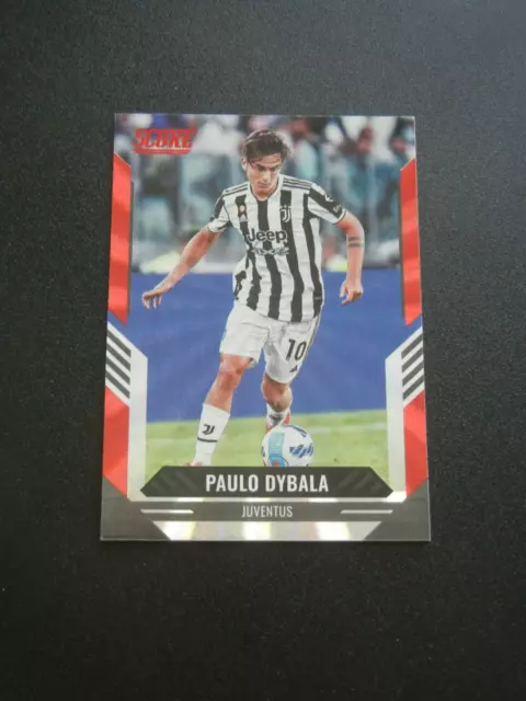 2021-22 Panini Score Soccer Red Lasers #132 Paulo Dybala - Juventus Turin