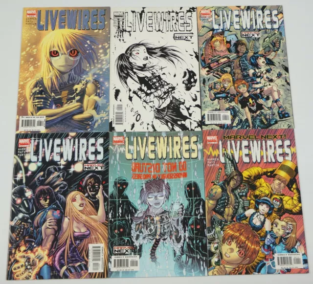 Livewires #1-6 VF/NM complete series - adam warren - marvel comics set 2 3 4 5