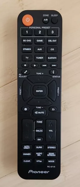 Genuine Pioneer RC-971R Remote VSX534 VSX834 HTP076 SY-927R Tested