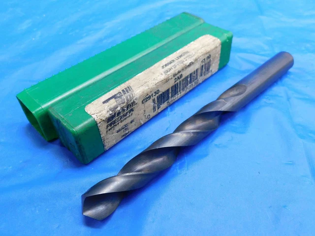 Ptd 33/64 O.d. Black Oxide Hss Jobber Length Twist Drill Bit 29130 .5156