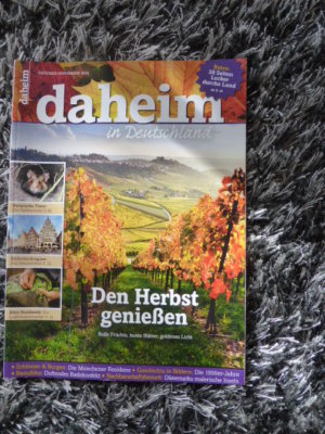 ZEITSCHRIFT DAHEIM IN Deutschland Herbst Dänemark Residenz München