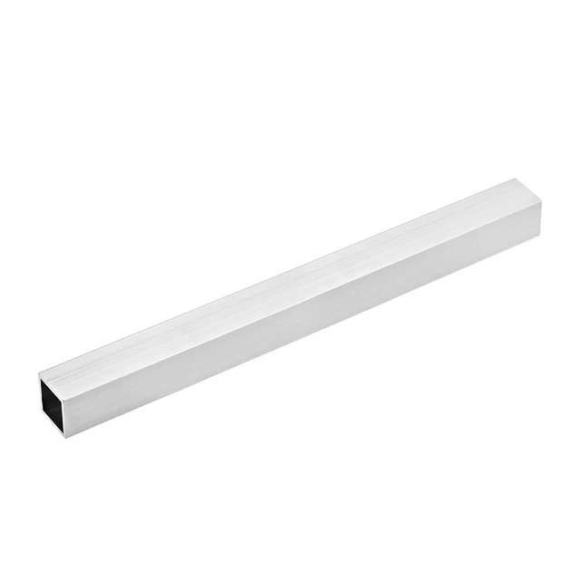 6063 Aluminium Tube Carré Tube 25mmx25mmx0.8mm Mur 300mm Sans Soudure Tuyaus