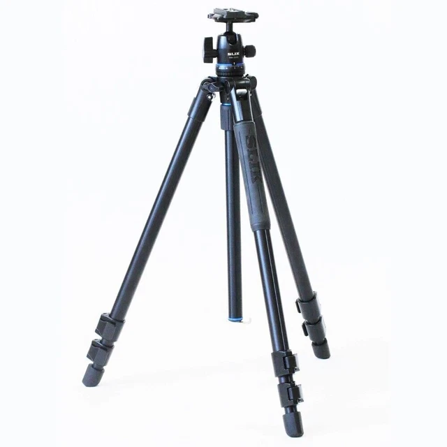 Slik Pro AL-523-BH5AS Aluminum 3-Section Tripod with Dual-Action Ball Head