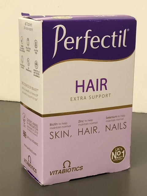 Perfectil Extra PERFECTIL HAIR EXTRA Support 60 Tablets Nutrition For Hair Vitabiotics ...