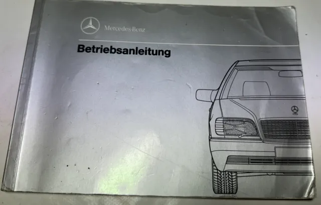 Betriebsanleitung Mercedes Benz W140 S Klasse 300 400 500 SE SEL 1995