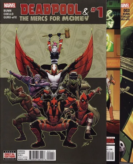 DEADPOOL & THE MERCS FOR MONEY #1,2,3,4,5 Marvel Comics MO MERCS MO MONKEY X-Men