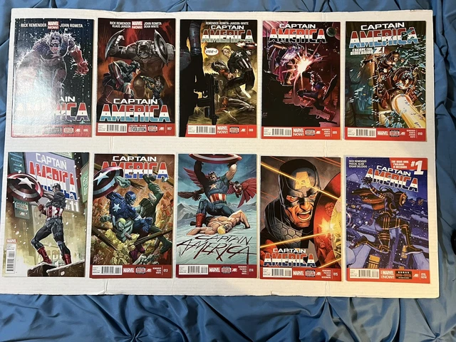 Captain America Lot of 13 NOW Marvel (2013) 7th Series Comics #6-11, 13-19 VF/+