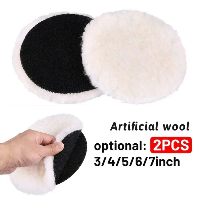 2 Pz Disco Pulitrici Pastiglie Lana Lucidante for Mobili di Precisione Strumenti