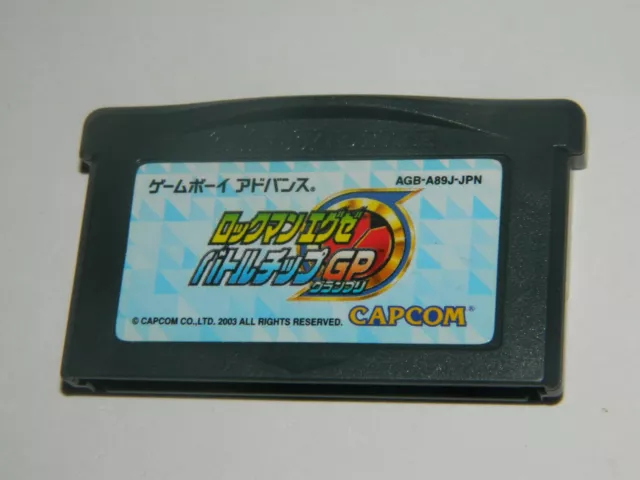 Rock Man EXE Battle Chip GP / Mega Man for Game Boy Advance GBA Japan