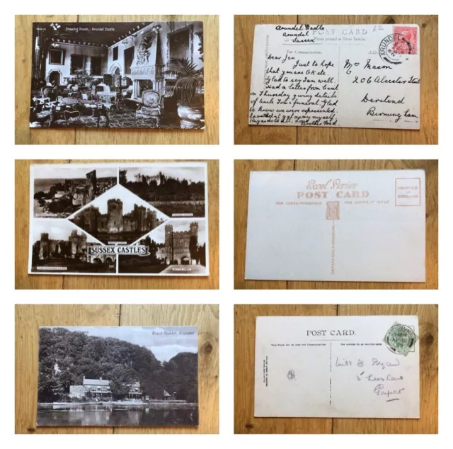 Job Lot of Early To Mid 20th Century Postcards In & Around Arundel Sussex x31