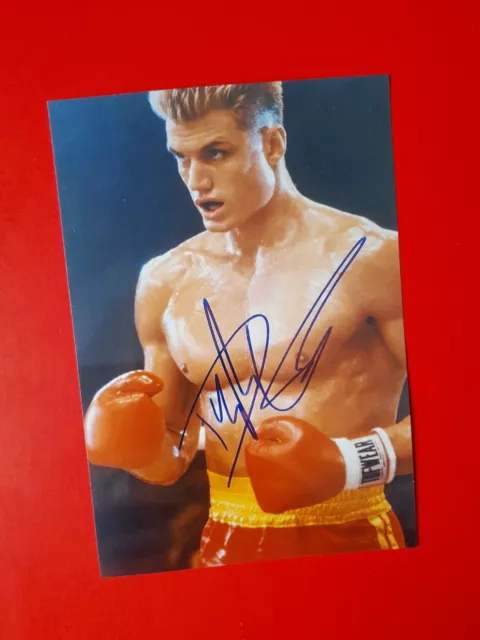 Rocky IV, Dolph Lundgren, Signed Autographed Photo