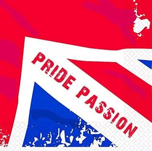 16 Union Jack 2 Ply Paper Napkins British UK Flag Royal VE Day Party Tableware