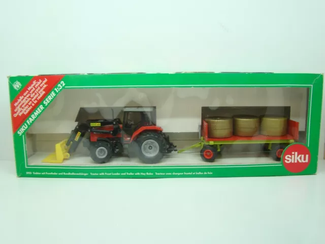 SIKU FARMER - 3955 - Set Tracteur M.f 4270 + Remorque - 1/32 - Boite -  Ancien - EUR 39,90 - PicClick FR