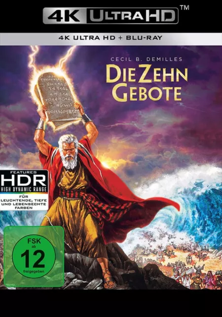 Die zehn Gebote - 4K Ultra HD # UHD+2-BLU-RAY-NEU