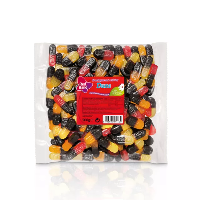 Red Nastro Frutta Gengive Liquirizia Duos IN 3 Dolce Delizioso Varietà