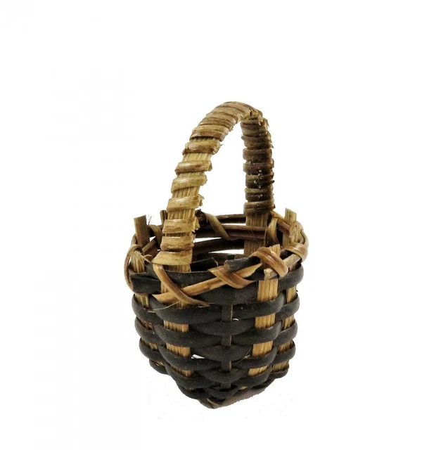 Panier de pique-nique en osier avec poignées et couvercle