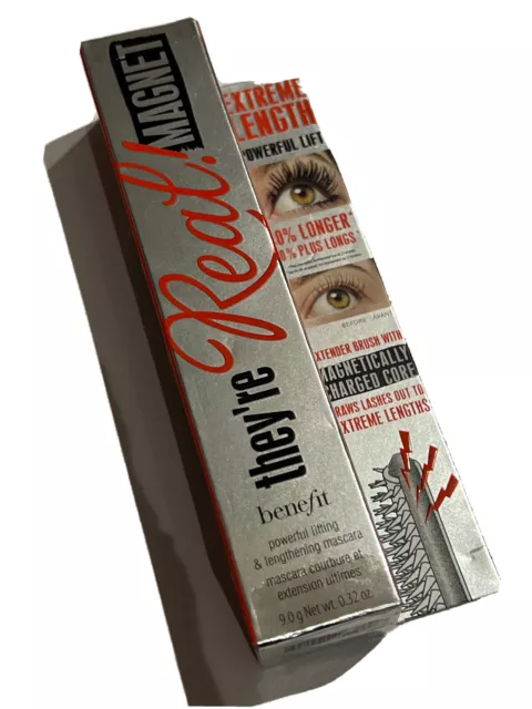 BENEFIT They're Real Magnet Lengthening &  Lifting Mascara 9.0g AUTHENTIC BOXED