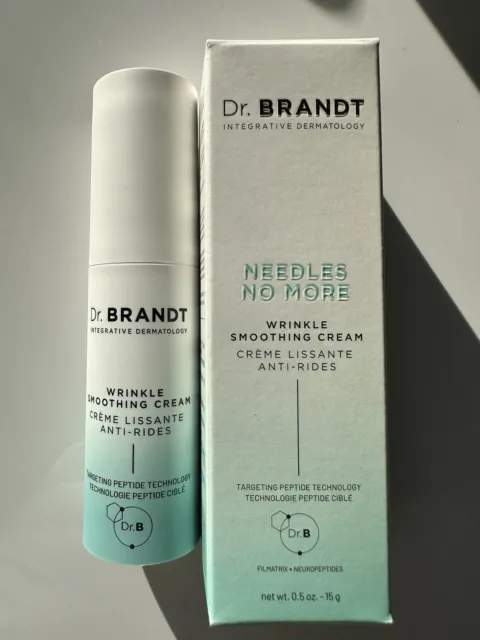DR BRANDT NEEDLES No More - Wrinkle Smoothing Cream 0.5 oz/15 g - NIB -  MSRP $92 $60.80 - PicClick AU